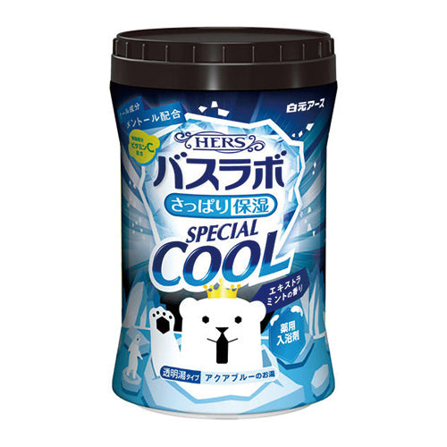 Hers Bath Labo Cool Bath Salts Bottle - 560g - Harajuku Culture Japan - Japanease Products Store Beauty and Stationery