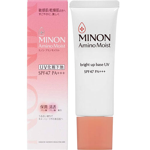 Minon Amino Moist Bright Up Base UV SPF47/PA+++ - 25g - Harajuku Culture Japan - Japanease Products Store Beauty and Stationery