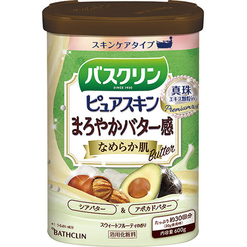 Bathclin Bath Salts Pure Skin - 600g - Harajuku Culture Japan - Japanease Products Store Beauty and Stationery