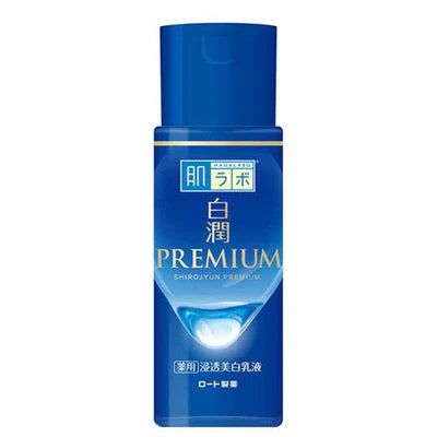 Hadalabo Shirojun Premium Medicinal Permeate Milky Lotion - 140ml - Harajuku Culture Japan - Japanease Products Store Beauty and Stationery