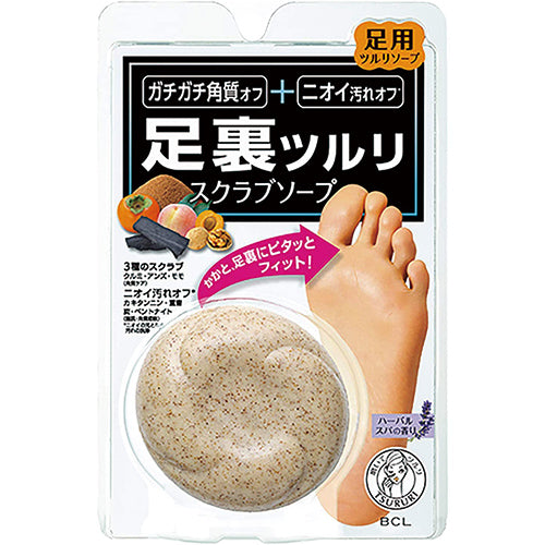 BCL Tsururi Foot Scrub Soap - 80g - Harajuku Culture Japan - Japanease Products Store Beauty and Stationery