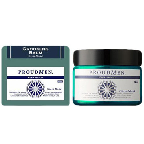 Proud Men Grooming Balm 40g - Green Wood - Harajuku Culture Japan - Japanease Products Store Beauty and Stationery