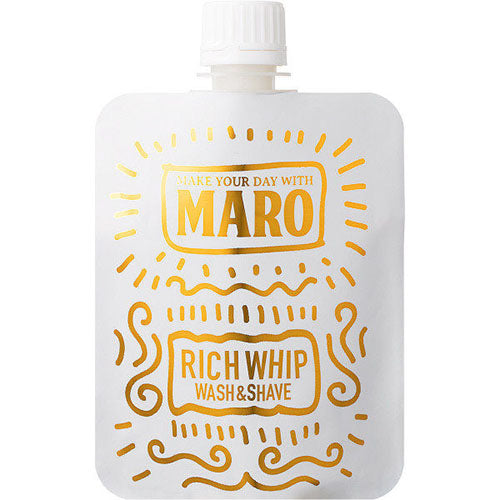 Maro Groovy Foam Face Wash Rich Whip Wash & Shave - 100g - Harajuku Culture Japan - Japanease Products Store Beauty and Stationery