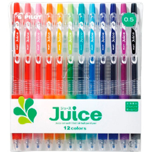 Pilot Ballpoint Pen Juice - 0.5mm - 12 Colors Set - Harajuku Culture Japan - Japanease Products Store Beauty and Stationery