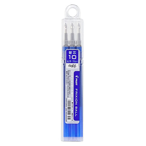 Pilot Ballpoint Pen Refill - LFBKRF30M-B/R/L (1.0mm) 3pcs Set- For Frixion Ball - Harajuku Culture Japan - Japanease Products Store Beauty and Stationery