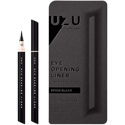 UZU By Flowfushi Eye Opening Liner 7 Shades Of Black - Pitch Black - Harajuku Culture Japan - Japanease Products Store Beauty and Stationery