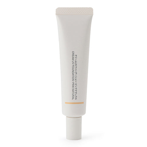 Muji Cream UV Foundation SPF31/PA+++ - 30g - Pink Natural - Harajuku Culture Japan - Japanease Products Store Beauty and Stationery