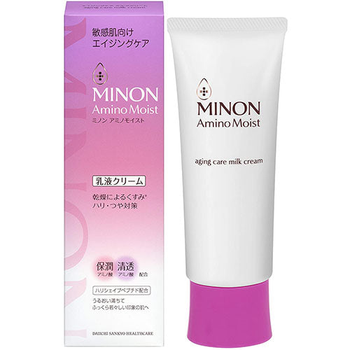 MINON Aging Care Milk Cream 100g - Harajuku Culture Japan - Japanease Products Store Beauty and Stationery