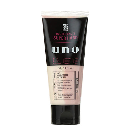 Shiseido UNO Double Paste Styling Gel Super Hard - 90g - Harajuku Culture Japan - Japanease Products Store Beauty and Stationery