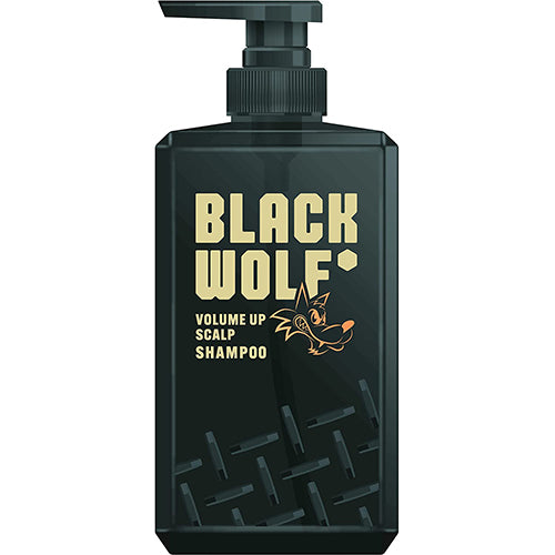BLACK WOLF Volume Up Scalp Shampoo - 380ml - Harajuku Culture Japan - Japanease Products Store Beauty and Stationery