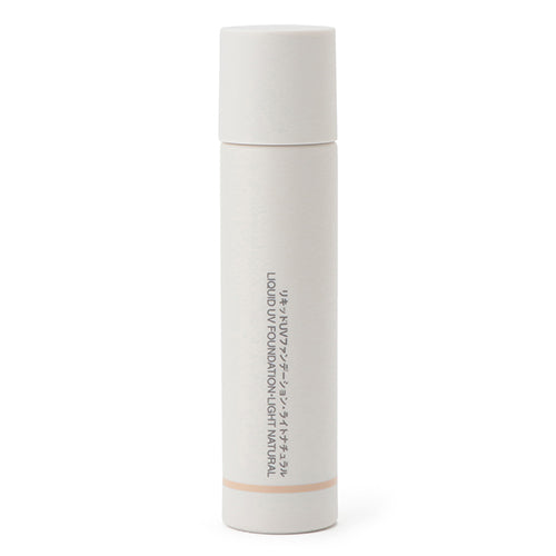 Muji Liquid UV Foundation SPF27/PA++ -30ml - Light Natural - Harajuku Culture Japan - Japanease Products Store Beauty and Stationery