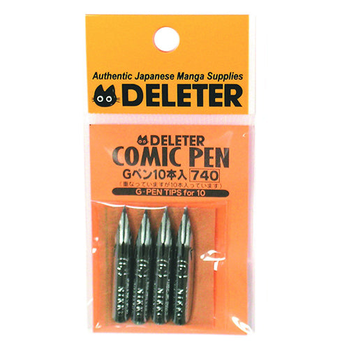Deleter Manga Comic Pen G-Pen 10pcs - Harajuku Culture Japan - Japanease Products Store Beauty and Stationery