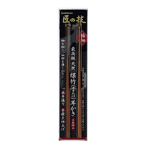 Takumi No Waza Bamboo Wooden Ear Pick - 2pcs - G2153 - Harajuku Culture Japan - Japanease Products Store Beauty and Stationery