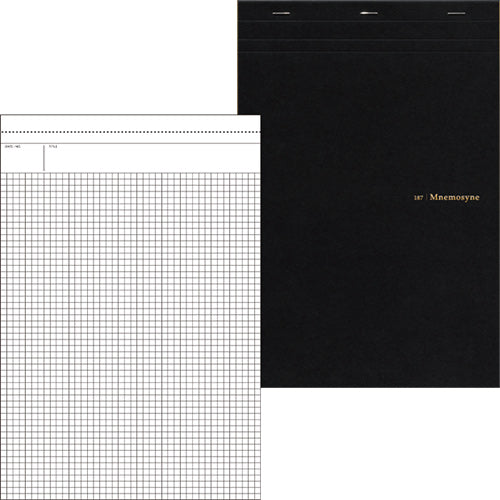 Maruman Mnemosyne Notepad N187A - A4 - Grid - Harajuku Culture Japan - Japanease Products Store Beauty and Stationery