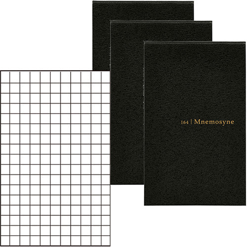 Maruman Mnemosyne Memo Pad N164 - Card-size - Grid - 3pc - Harajuku Culture Japan - Japanease Products Store Beauty and Stationery
