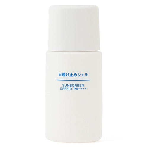 Muji Sun Screen Gel SPF50+/PA++++ - 30ml - Harajuku Culture Japan - Japanease Products Store Beauty and Stationery