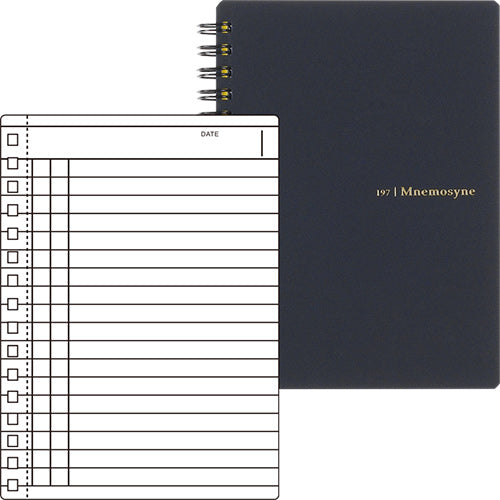 Maruman Mnemosyne Ring Memo N197A - A6 - Ruled - Harajuku Culture Japan - Japanease Products Store Beauty and Stationery