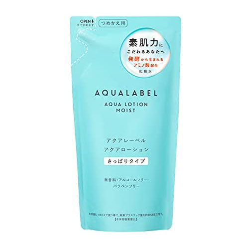 Shiseido Aqualabel "Aqua Wellness" Aqua Lotion 180mL Refill - Harajuku Culture Japan - Japanease Products Store Beauty and Stationery