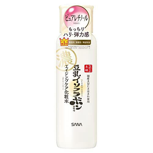 Sana Nameraka Honpo Soy Milk Isoflavone Wrinkle Skin Lotion N - 200ml - Harajuku Culture Japan - Japanease Products Store Beauty and Stationery