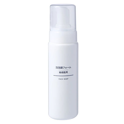 Muji Sensitive Skin Face Wash Form - 200ml - Harajuku Culture Japan - Japanease Products Store Beauty and Stationery