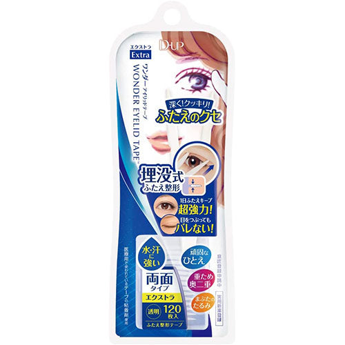 D-UP Wonder Eyelid Tape - Extra - 120 tapes - Harajuku Culture Japan - Japanease Products Store Beauty and Stationery