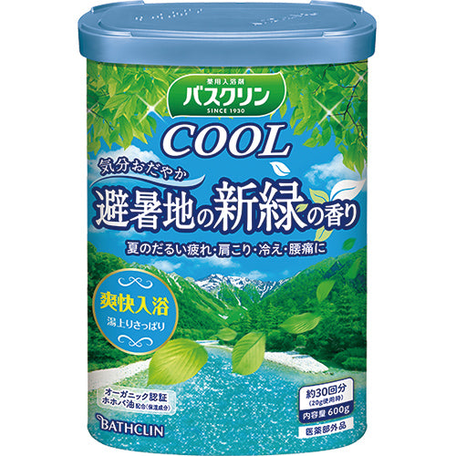 Bathclin Cool Bath Salts - 600g - Harajuku Culture Japan - Japanease Products Store Beauty and Stationery