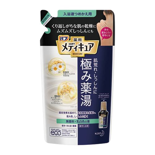 Kao Babu Medicure Bath Liquid - Refill - 270ml - Harajuku Culture Japan - Japanease Products Store Beauty and Stationery