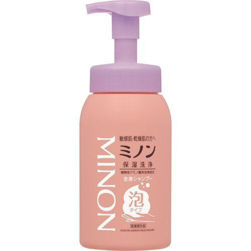 Minon Whole Body Shampoo Foam Type 500mL - Harajuku Culture Japan - Japanease Products Store Beauty and Stationery