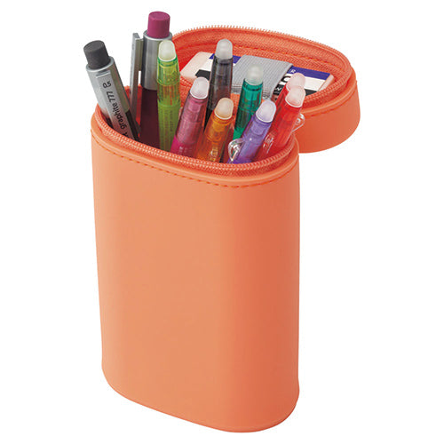 Lihit Lab. A-7694 Stand Pen Case Oval-type - Harajuku Culture Japan - Japanease Products Store Beauty and Stationery