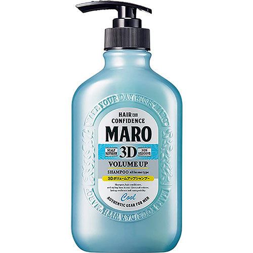 Maro 3D Cool & Volume Up Shampoo EX 460ml - Citrus Aroma　 - Harajuku Culture Japan - Japanease Products Store Beauty and Stationery