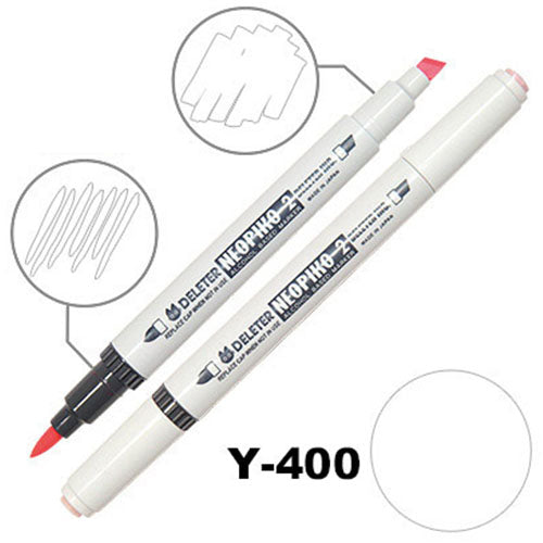 Deleter Alcohol Marker Neopiko 2 - Y-400 Solvent - Harajuku Culture Japan - Japanease Products Store Beauty and Stationery