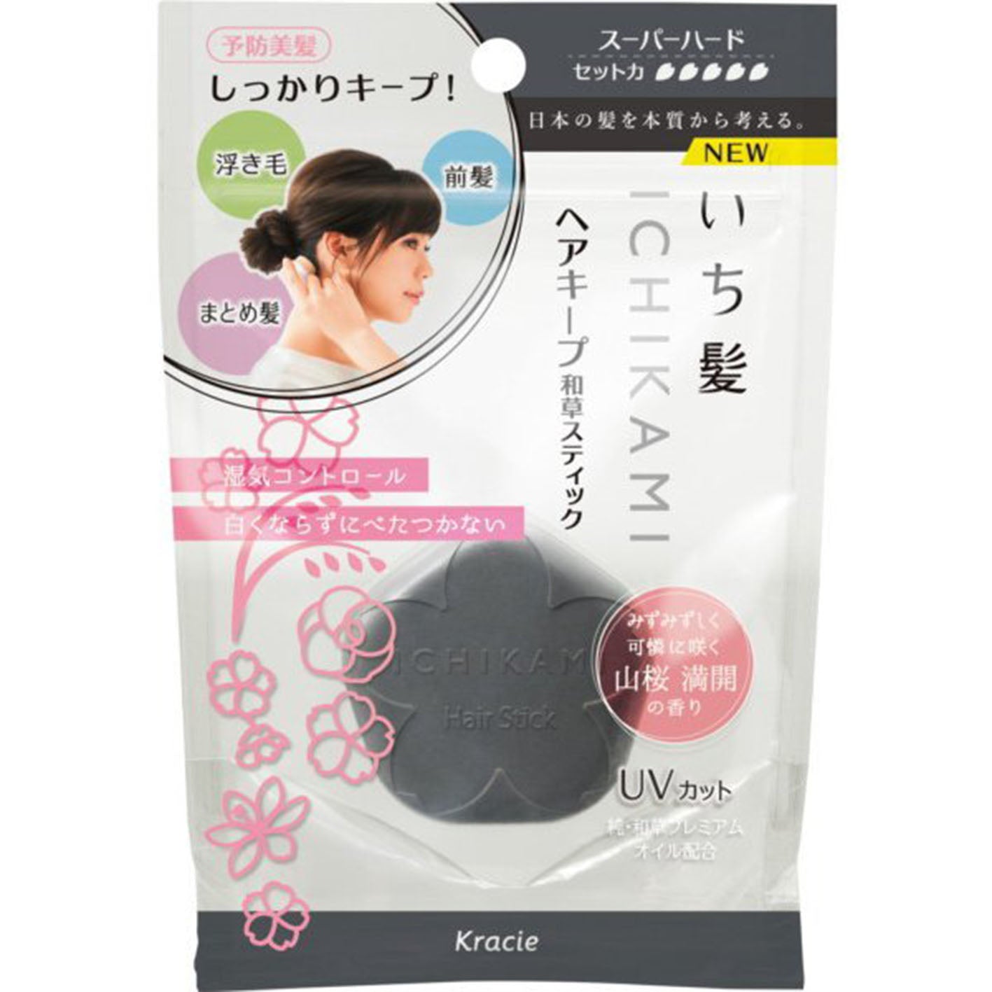 Ichikami Hair Keep Nikogusa Hair Stick Super Hard - 13g - Harajuku Culture Japan - Japanease Products Store Beauty and Stationery