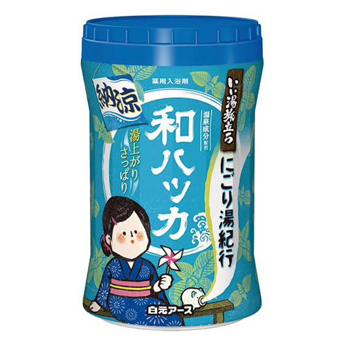Iiyu Tabidachi Cool Nigori Bath Salts Bottle - 540g - Harajuku Culture Japan - Japanease Products Store Beauty and Stationery