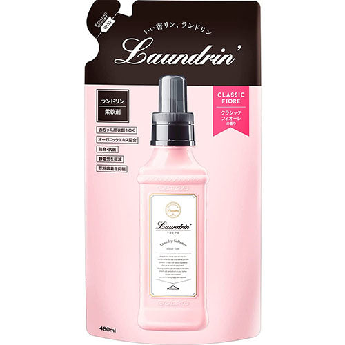 Laundrin Fabric Softener 480ml Refill - Classic Fiore - Harajuku Culture Japan - Japanease Products Store Beauty and Stationery