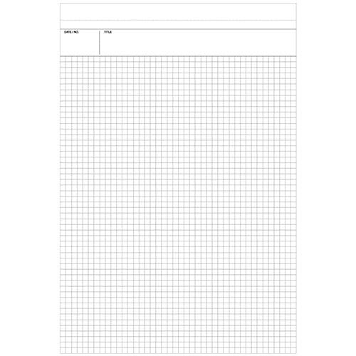 Maruman Mnemosyne Notepad + Holder HN187UA-05 - A4 - Harajuku Culture Japan - Japanease Products Store Beauty and Stationery