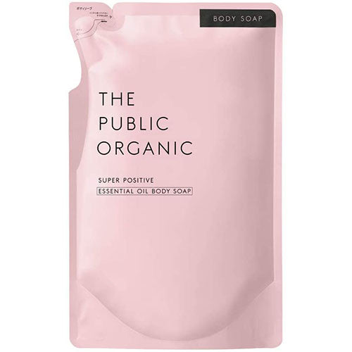The Public Organic Super Positive Essential Oil Body Soap- 400ml - Refill - Harajuku Culture Japan - Japanease Products Store Beauty and Stationery