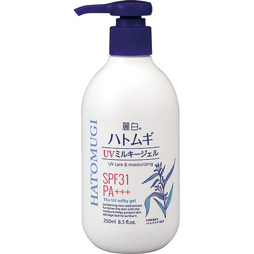 Reihaku Hatomugi Sunscreen The UV Milky Gel SPF50+ 80g