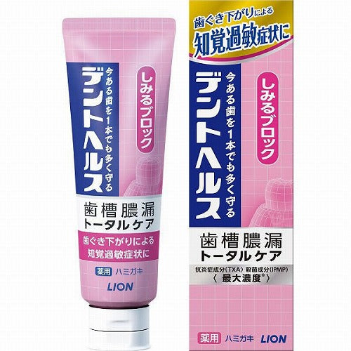Lion Dent Health Medicated Toothpaste Stinging Block - 85g - Harajuku Culture Japan - Japanease Products Store Beauty and Stationery