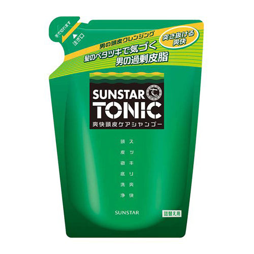 Sunstar Tonic Scalp Clear Shampoo - 340ml - Refill - Harajuku Culture Japan - Japanease Products Store Beauty and Stationery