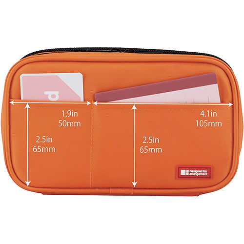 Lihit Lab. A-7555 Pen Case Book-type Double-size - Harajuku Culture Japan - Japanease Products Store Beauty and Stationery