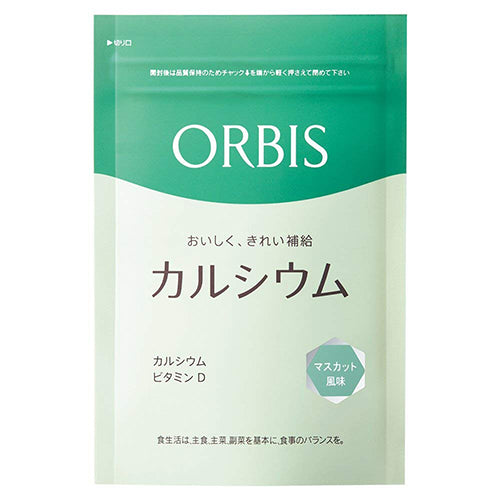 Orbis Supplement Tablet Calcium (Muscat Flavor) - 20-40days 40gain - Harajuku Culture Japan - Japanease Products Store Beauty and Stationery