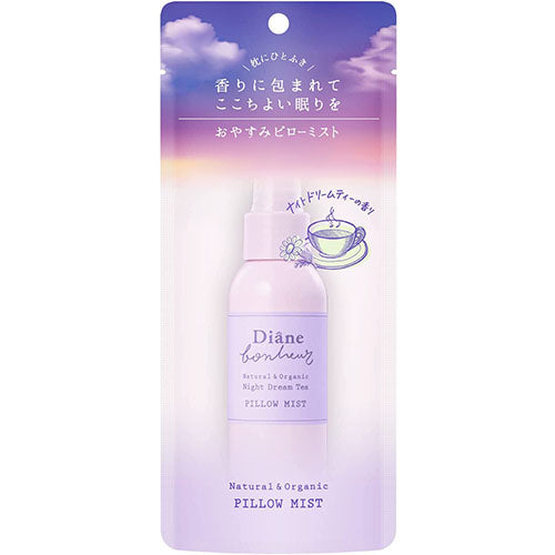 Moist Diane Bonheur Good Night Pillow Mist 95ml - Night Dream Tea - Harajuku Culture Japan - Japanease Products Store Beauty and Stationery