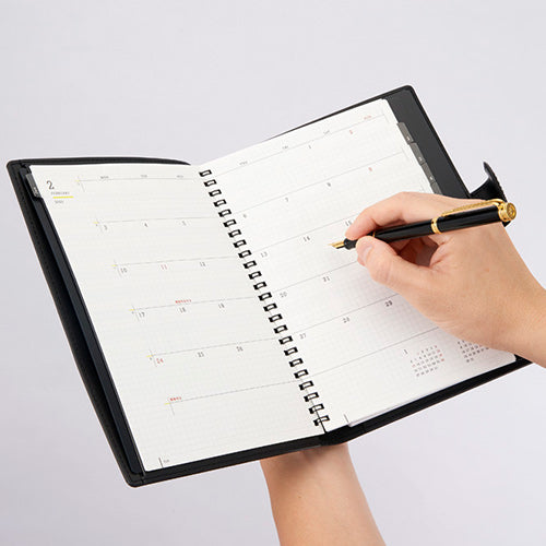 Maruman Mnemosyne Ring Diary for 2022 & Ring Note & Holder MNDN-22-05 - A5 - Harajuku Culture Japan - Japanease Products Store Beauty and Stationery