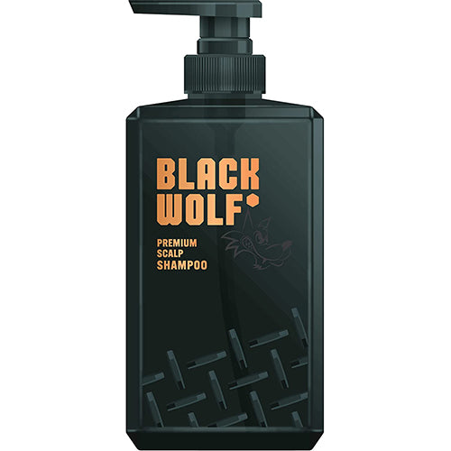 BLACK WOLF Premium Scalp Shampoo - 380ml - Harajuku Culture Japan - Japanease Products Store Beauty and Stationery