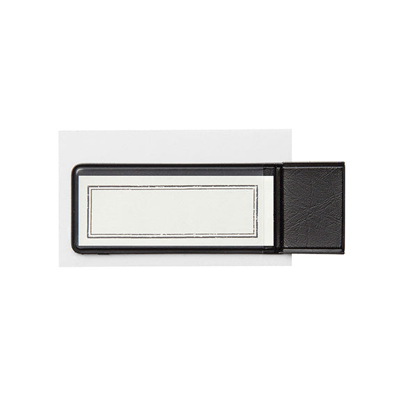 Midori Traveler's Note Book Regular Size Refill 024 - Pen Holder Sticker - Black - Harajuku Culture Japan - Japanease Products Store Beauty and Stationery