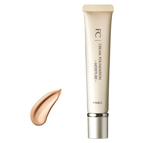 Fancl Cream Foundation Moisture SPF25 PA++ - 02 Beige Light - Harajuku Culture Japan - Japanease Products Store Beauty and Stationery