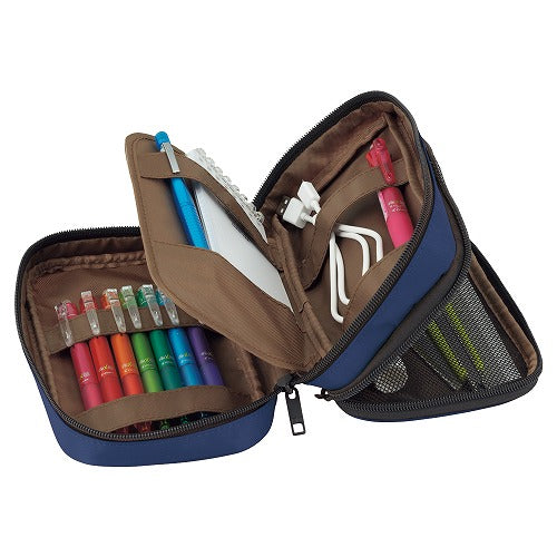 Lihit Lab. A-7555 Pen Case Book-type Double-size - Harajuku Culture Japan - Japanease Products Store Beauty and Stationery