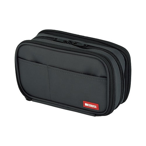 Lihit Lab. A-7556 Pen Case Book-type Triple-size - Harajuku Culture Japan - Japanease Products Store Beauty and Stationery