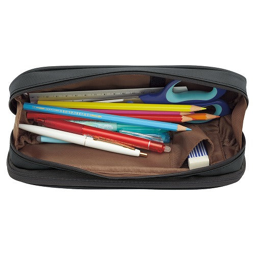 Lihit Lab. A-7557 Pen Case 2way-type Double-size - Harajuku Culture Japan - Japanease Products Store Beauty and Stationery