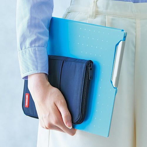 Lihit Lab. A-7653 Pen Case Flat-type Wide-size - Harajuku Culture Japan - Japanease Products Store Beauty and Stationery